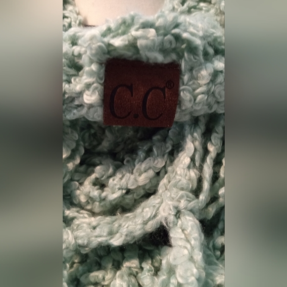 Teal Infinity Scarf - Picture 6 of 9